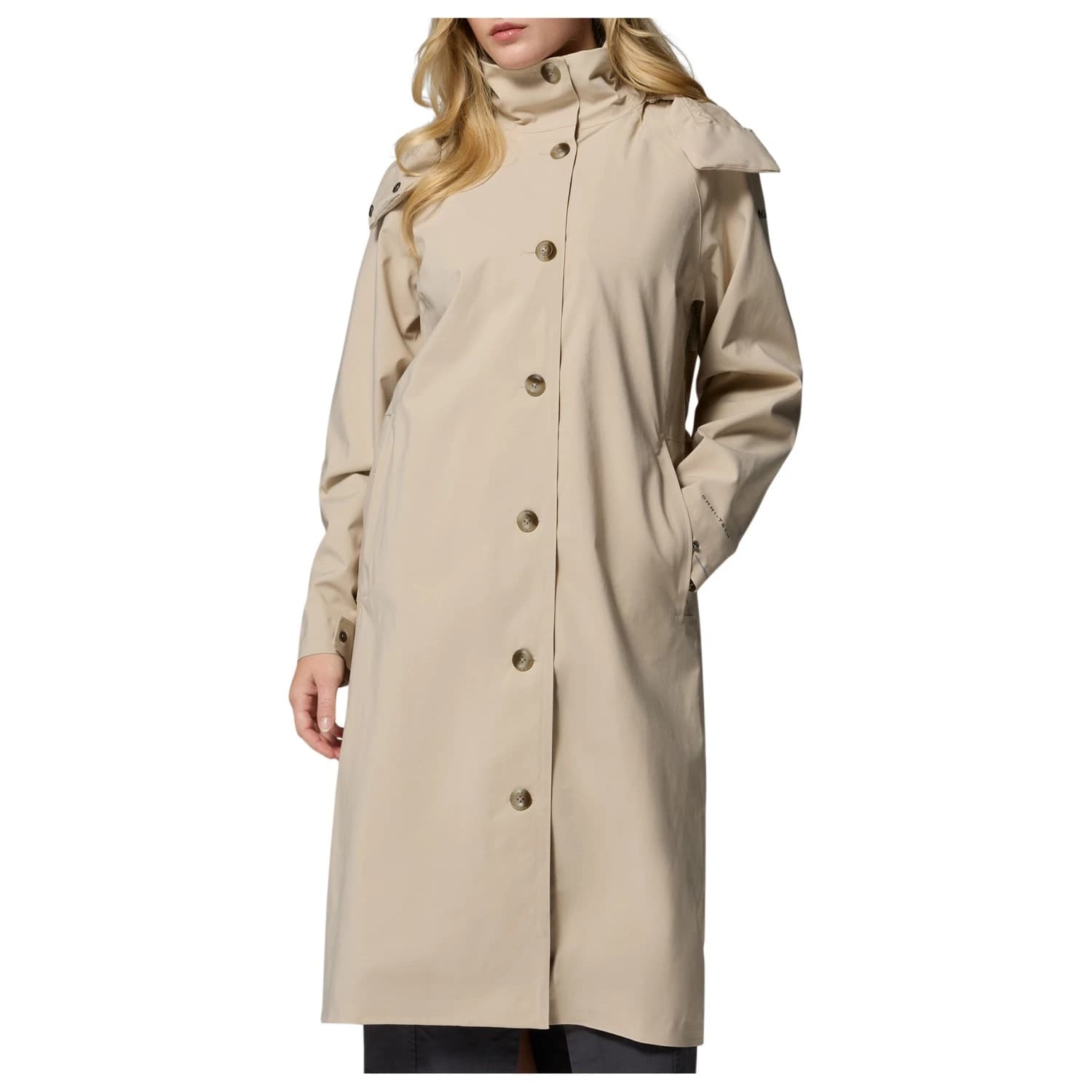 Дамско палто Columbia Women's Amazetrench Rain Jacket Coat - Ancient Fossil