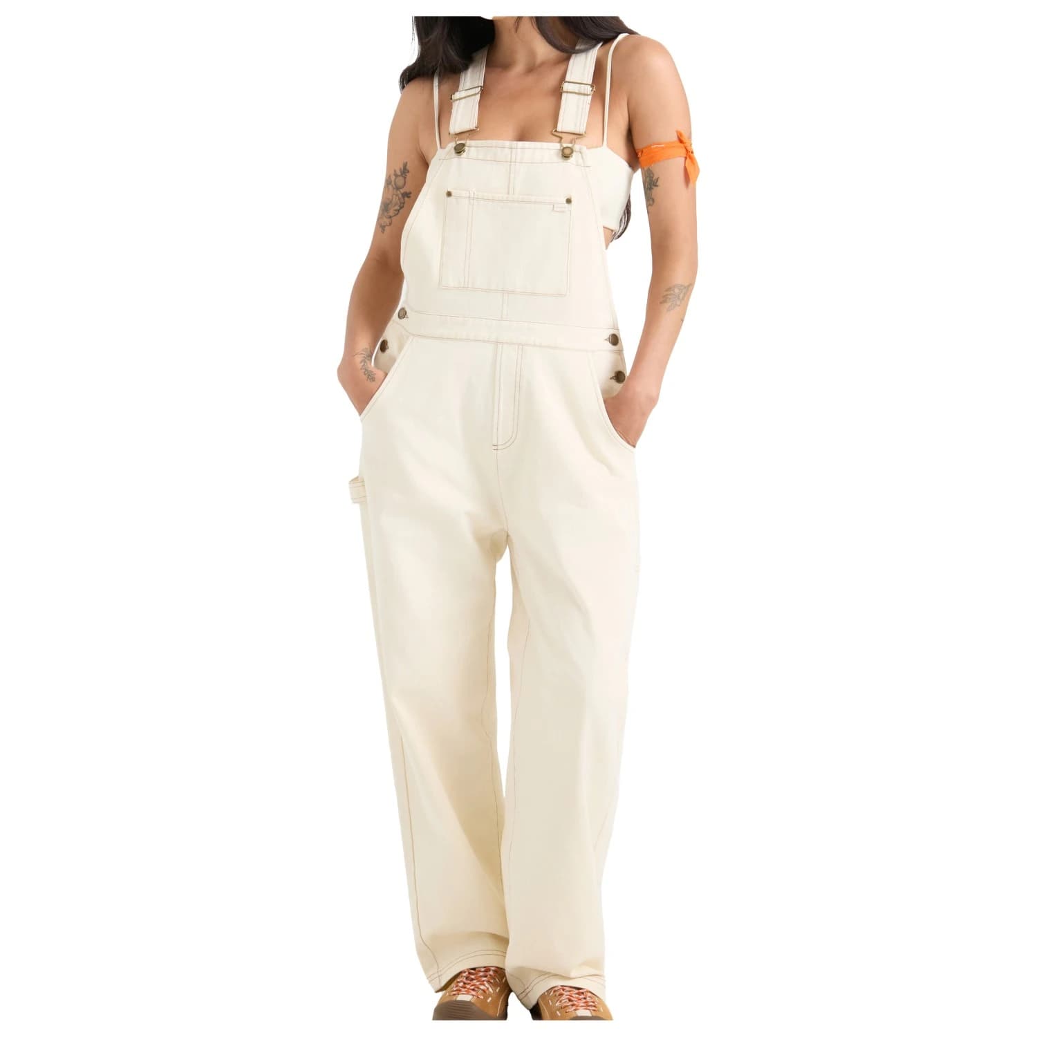 Дамски гащеризон Roark Women's HWY 1 Overall Jumpsuit - Bone