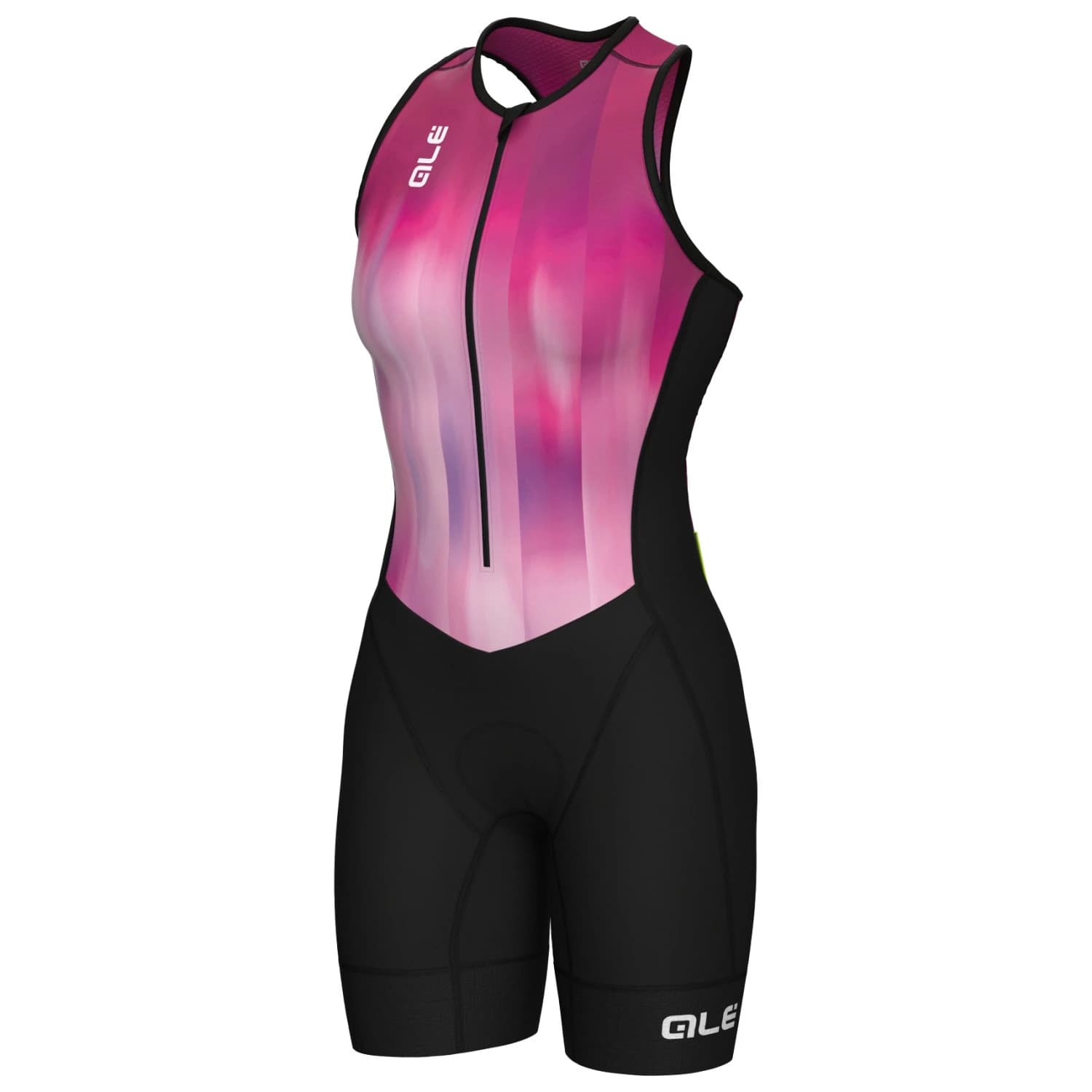 Дамски скин за колоездене Alé Women's Triathlon Crazy Body Cycling skinsuit - Pink Combo