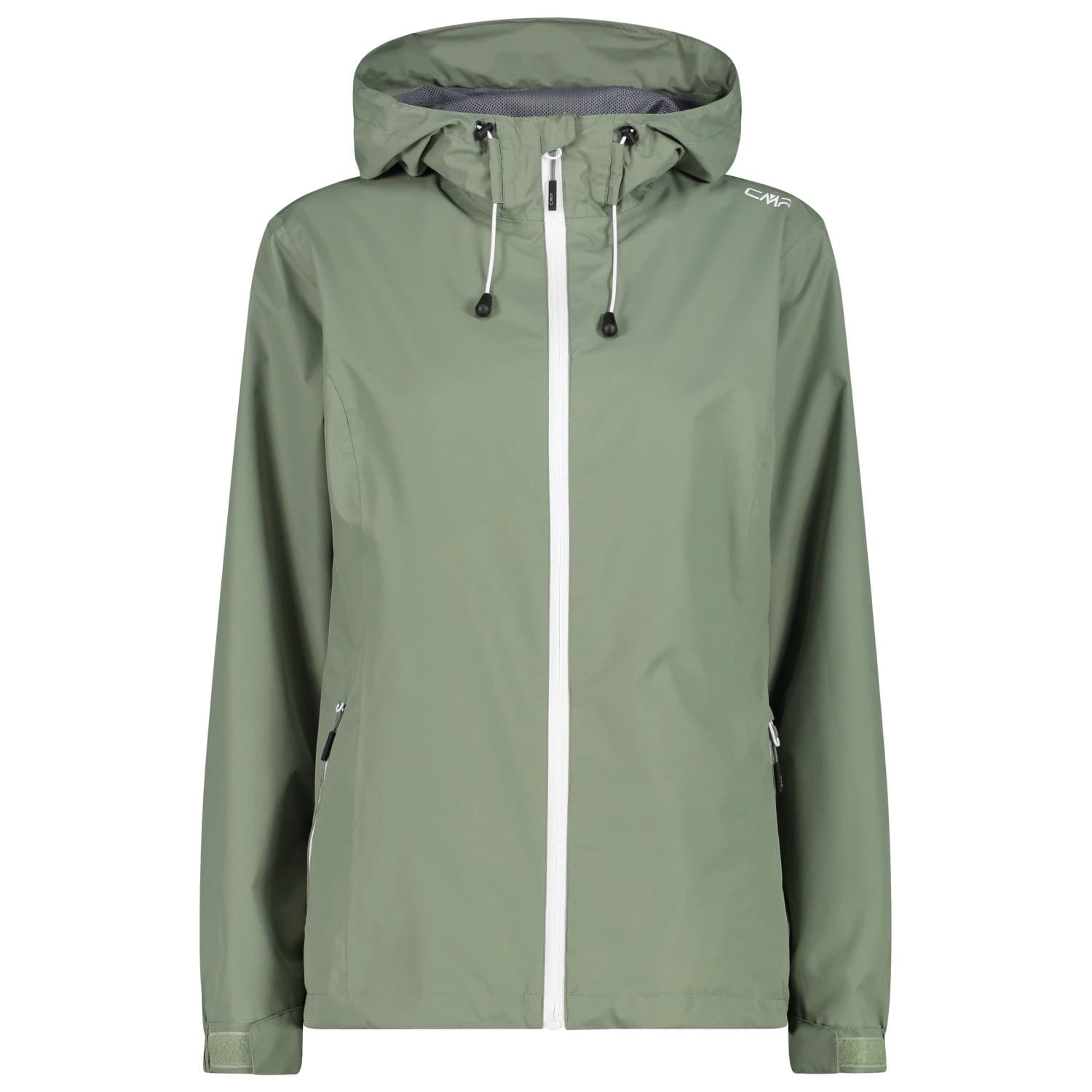 Дамско водоустойчиво яке CMP Women's Jacket Fix Hood with Pack Pocket Waterproof jacket - Salvia