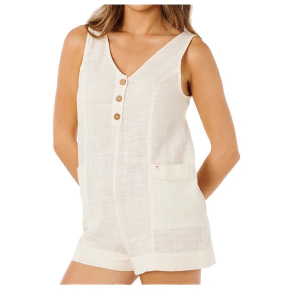 Дамски гащеризон Rip Curl Women's Classic Surf Romper Jumpsuit - Bone