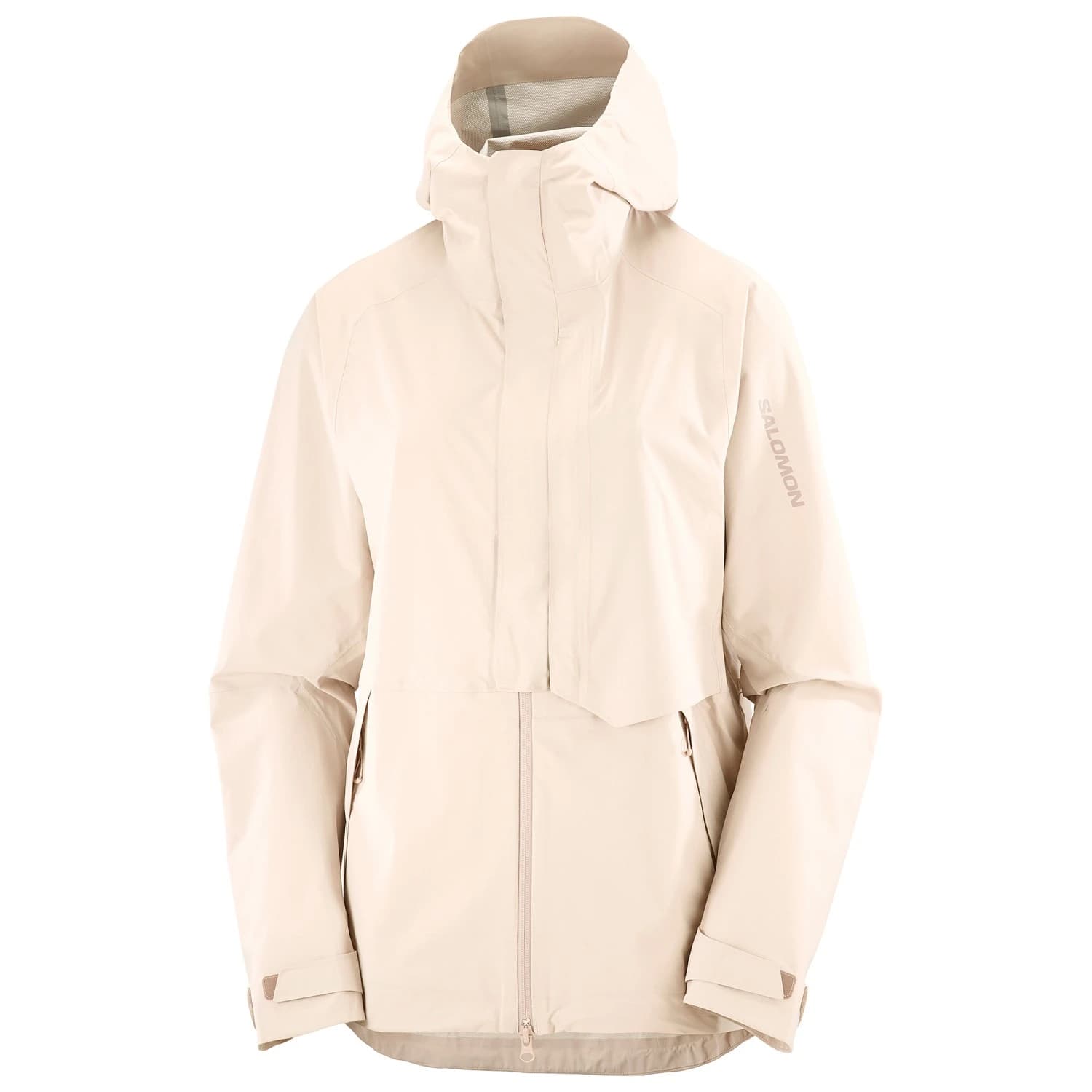 Дамско водоустойчиво яке Salomon Women's Outerpath Pro 2.5L Jacket Waterproof jacket - Silver Cloud
