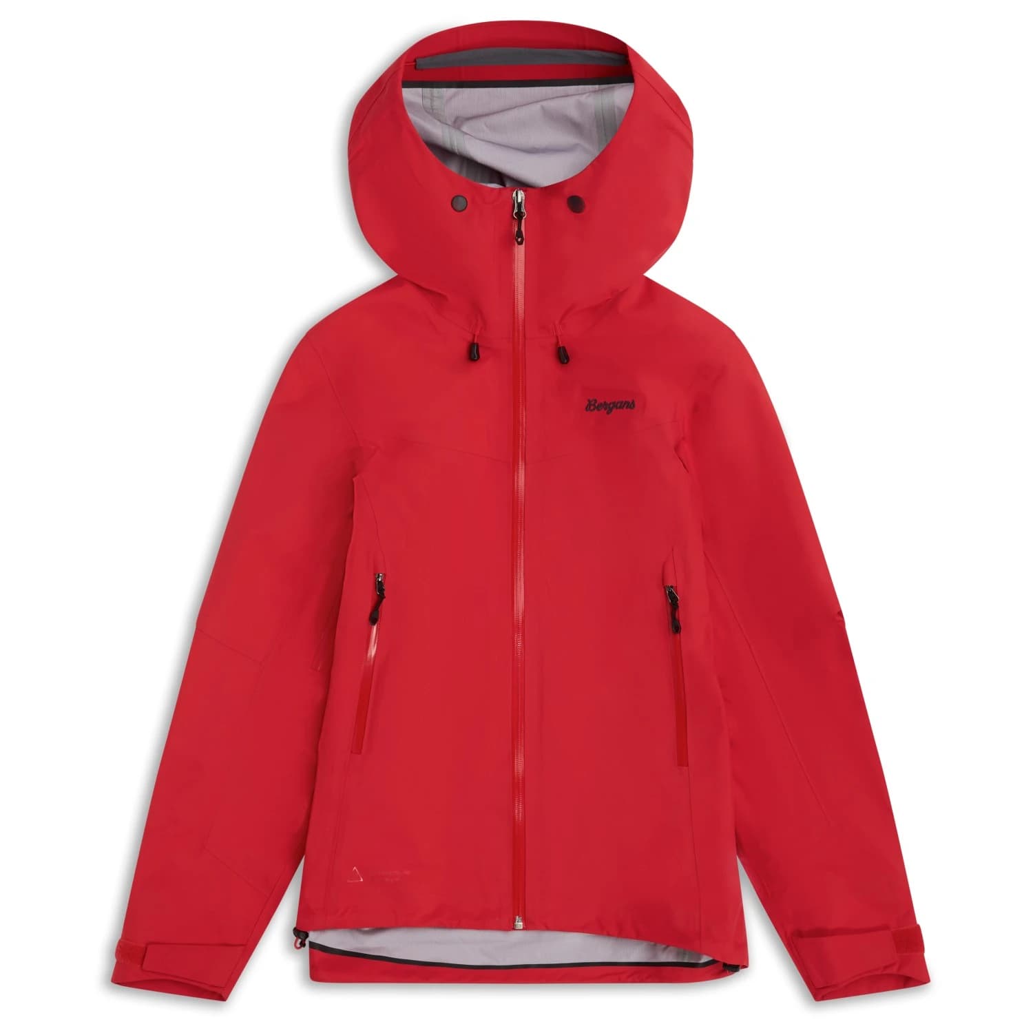 Дамско водоустойчиво яке Bergans Women's Rabot Light 3L Shell Jacket Waterproof jacket - Fire Red