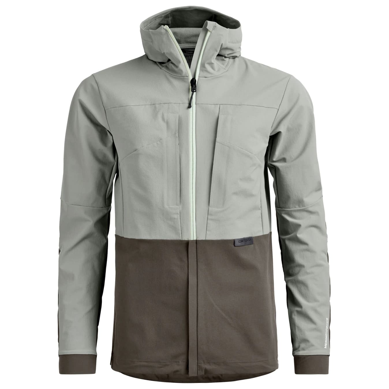 Дамско водоустойчиво яке Ortovox Women's Trad Plus Jacket Softshell jacket - Green Sage