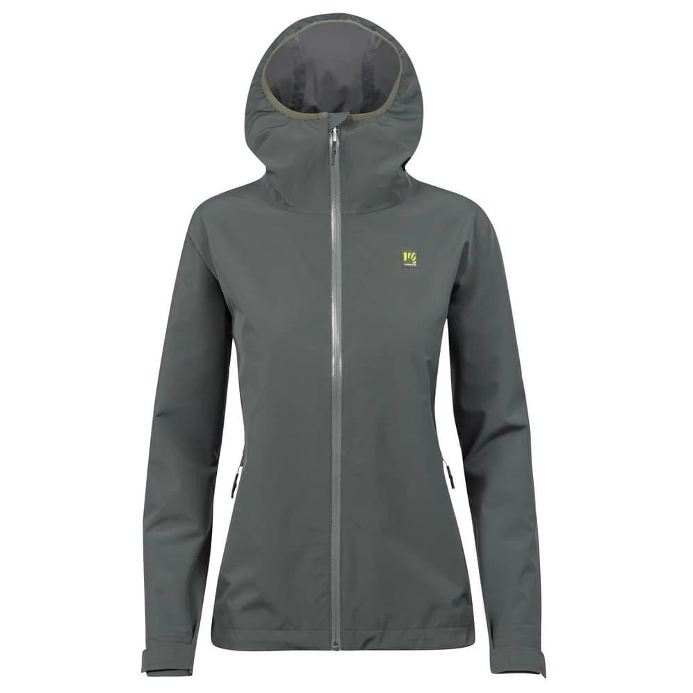 Дамско водоустойчиво яке Karpos Women's Pluvia Jacket Waterproof jacket - Castor Gray