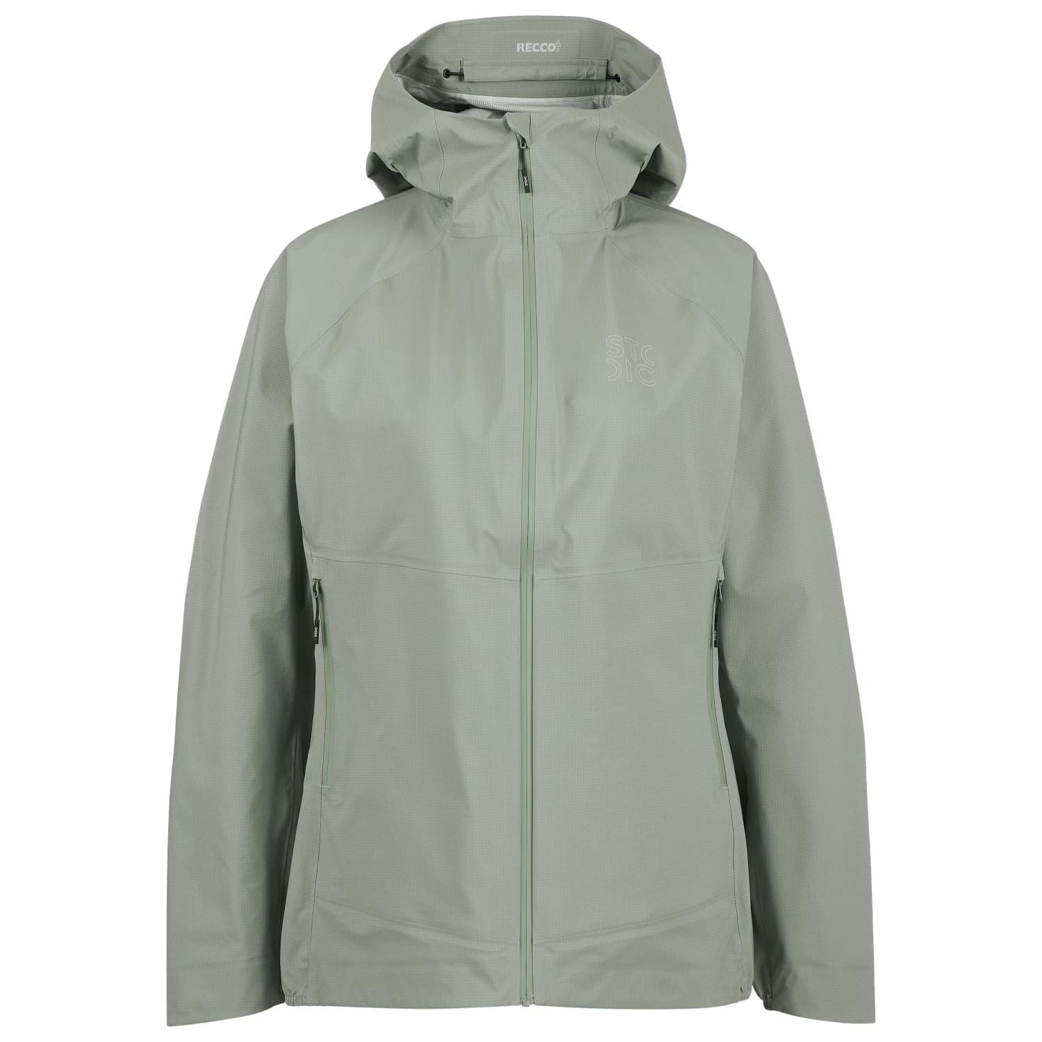 Дамско водоустойчиво яке Stoic Women's KalmarSt. 3L Rain Jacket II Waterproof jacket - Agave Green