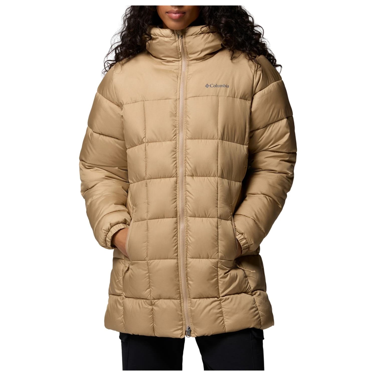 Палто Columbia Women's Puffect III Mid Jacket Coat - Beach