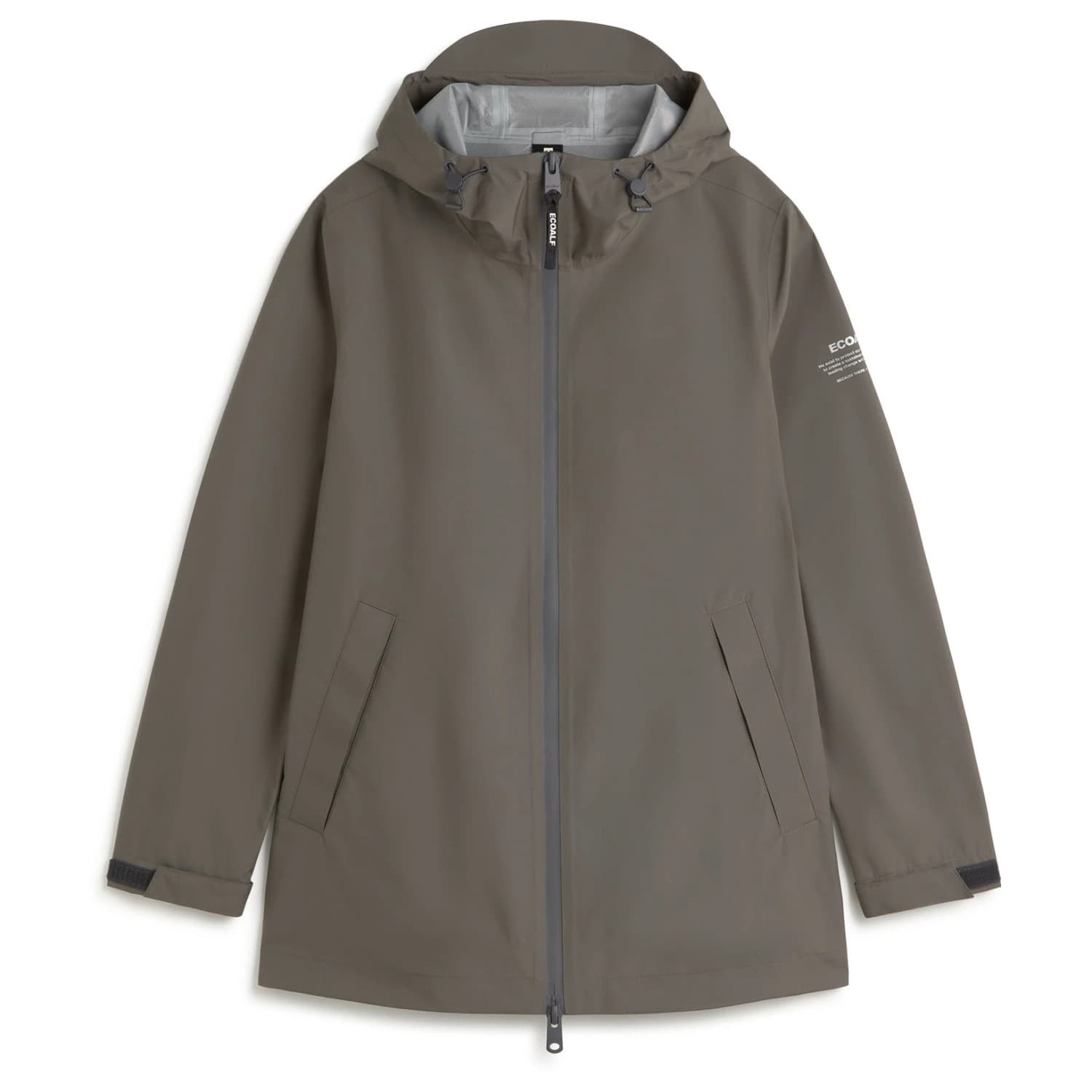 Дамско водоустойчиво яке Ecoalf Women's Diluvio Jacket Waterproof jacket - Dusty Olive