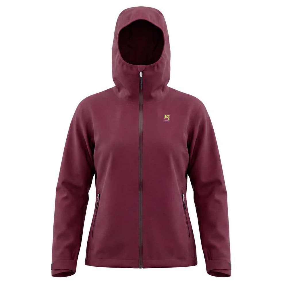 Дамско водоустойчиво яке Karpos Women's Pluvia Winter Jacket Waterproof jacket - Crimson