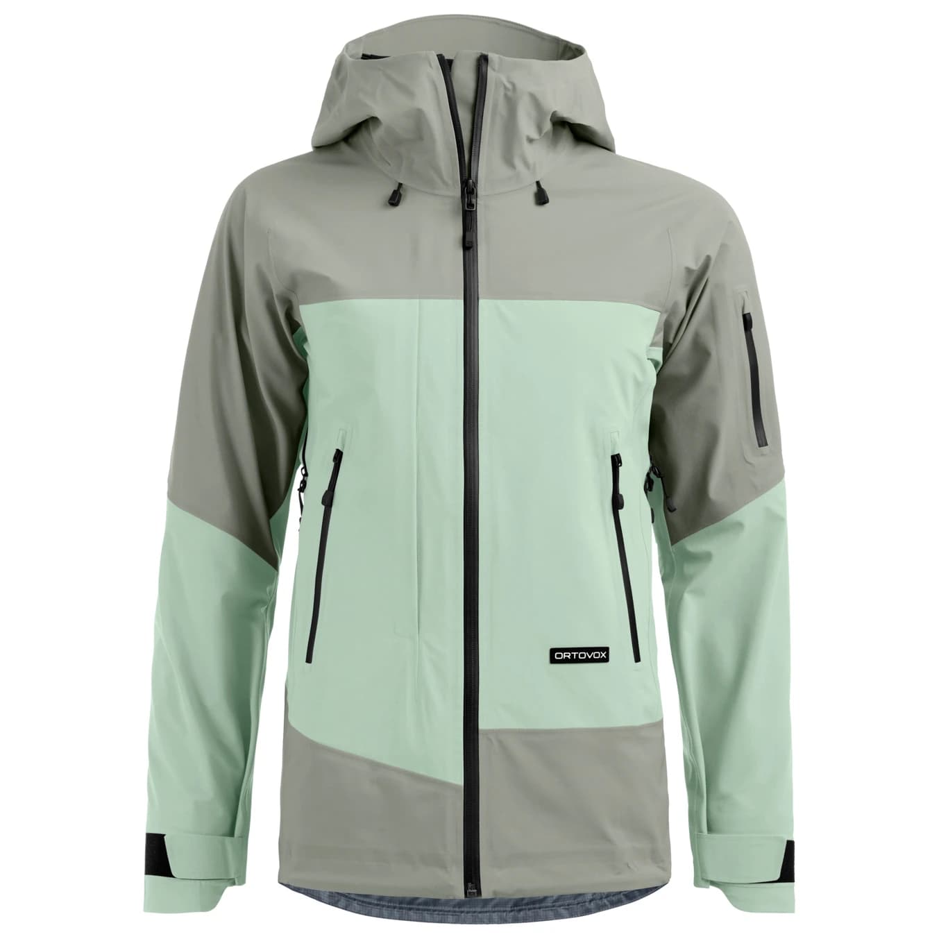 Дамско водоустойчиво яке Ortovox Women's Ortler GORE-TEX Jacket Waterproof jacket - Green Acid