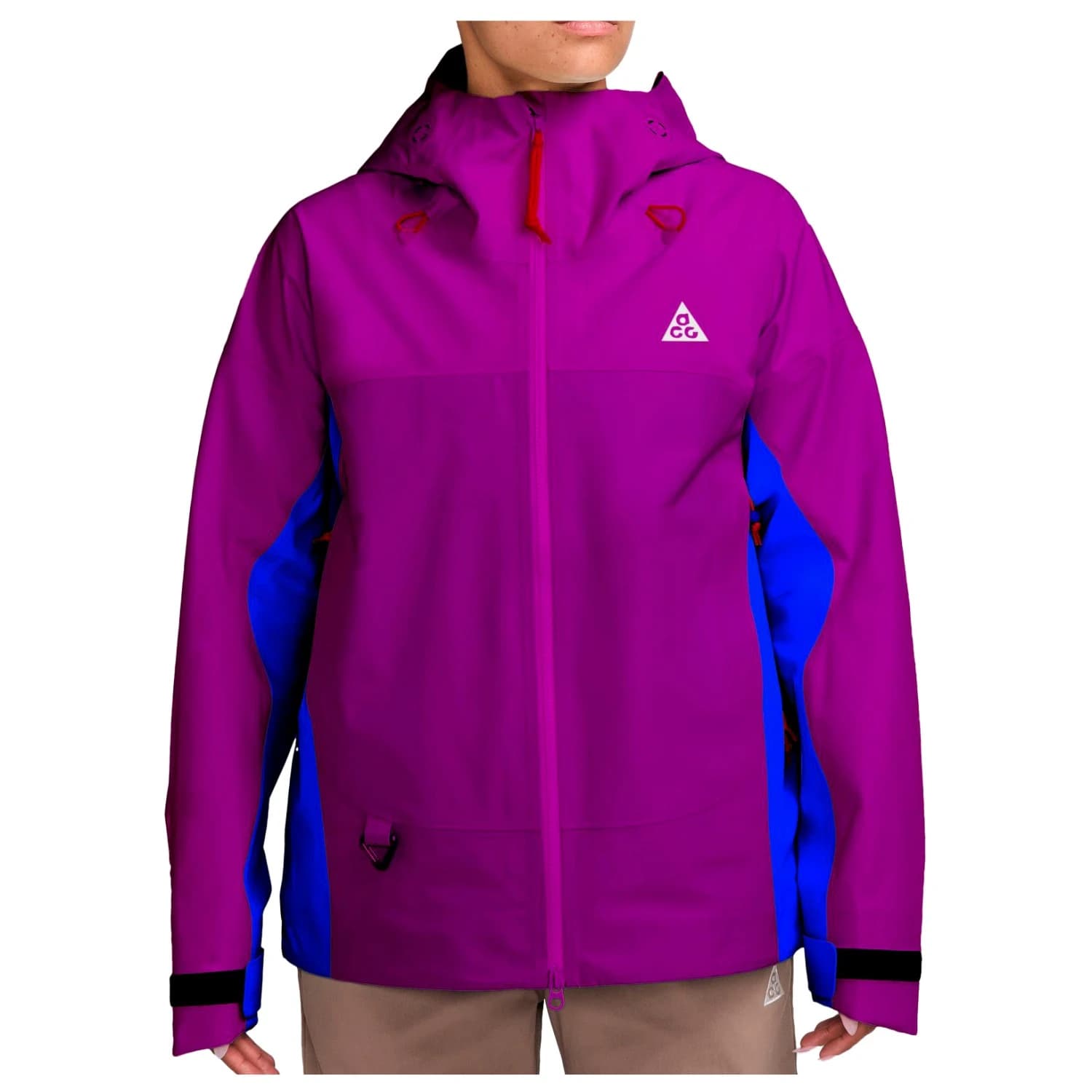 Водоустойчиво яке Nike Women's ACG SF ADV Misery Ridge GTX 3L Jacket Waterproof jacket - Bold Berry / Hyper Royal / Summit White