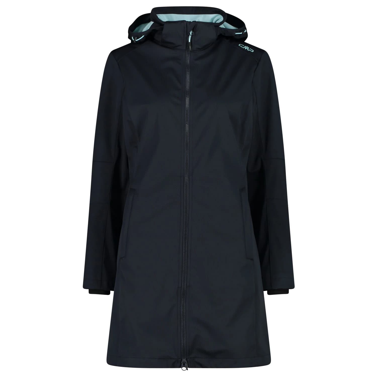 Дамско софтшел яке Cmp Women's Parka Zip Hood Softshell jacket - Antracite / Opale