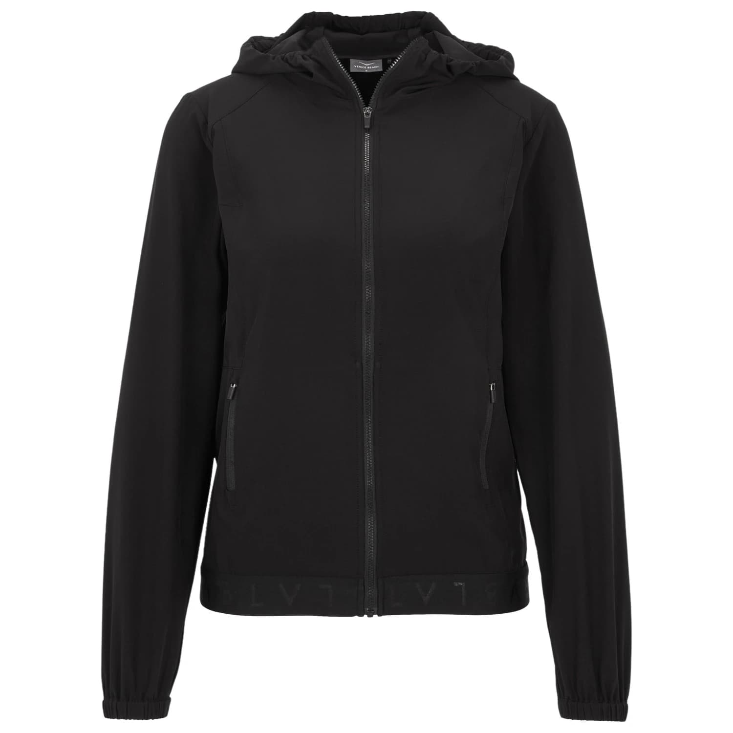 Дамско яке за тренировка Venice beach Women's Hazel Drytivity Woven 4 Way Stretch Jacket Training jacket - Black