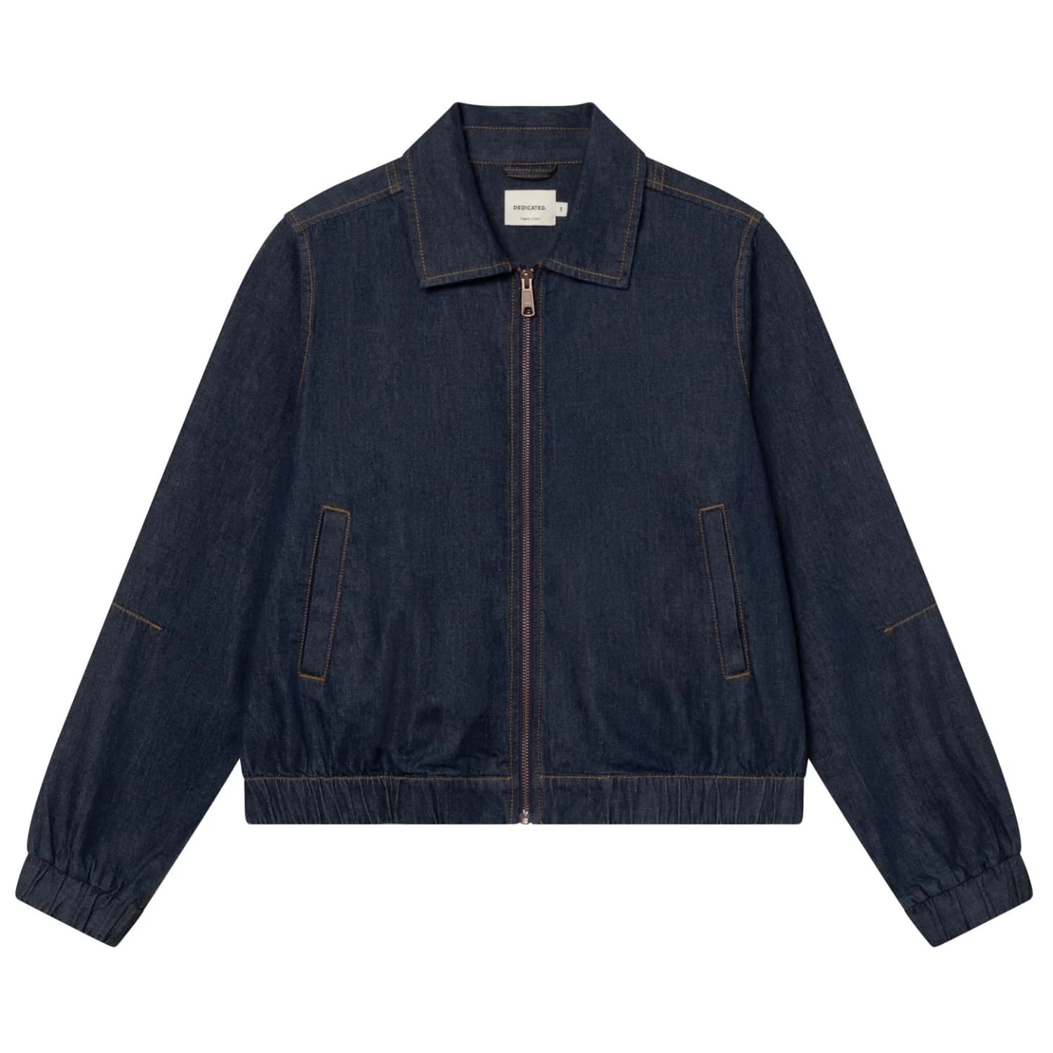Дамско ежедневно яке DEDICATED Women's Jacket Sunna Denim Casual jacket - Denim Dark Blue