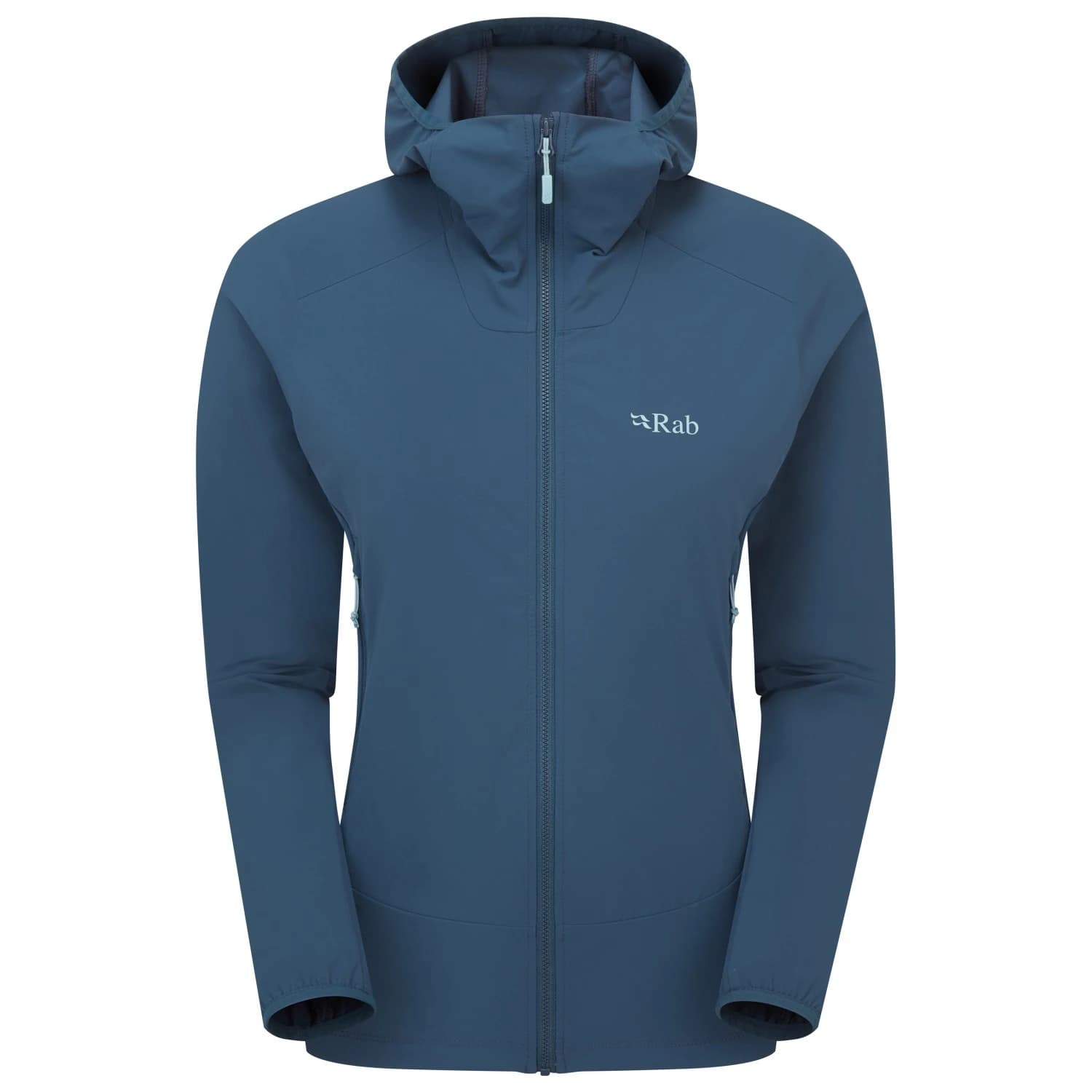 Дамско софтшел яке Rab Women's Borealis Hoody Softshell jacket - Tempest Blue