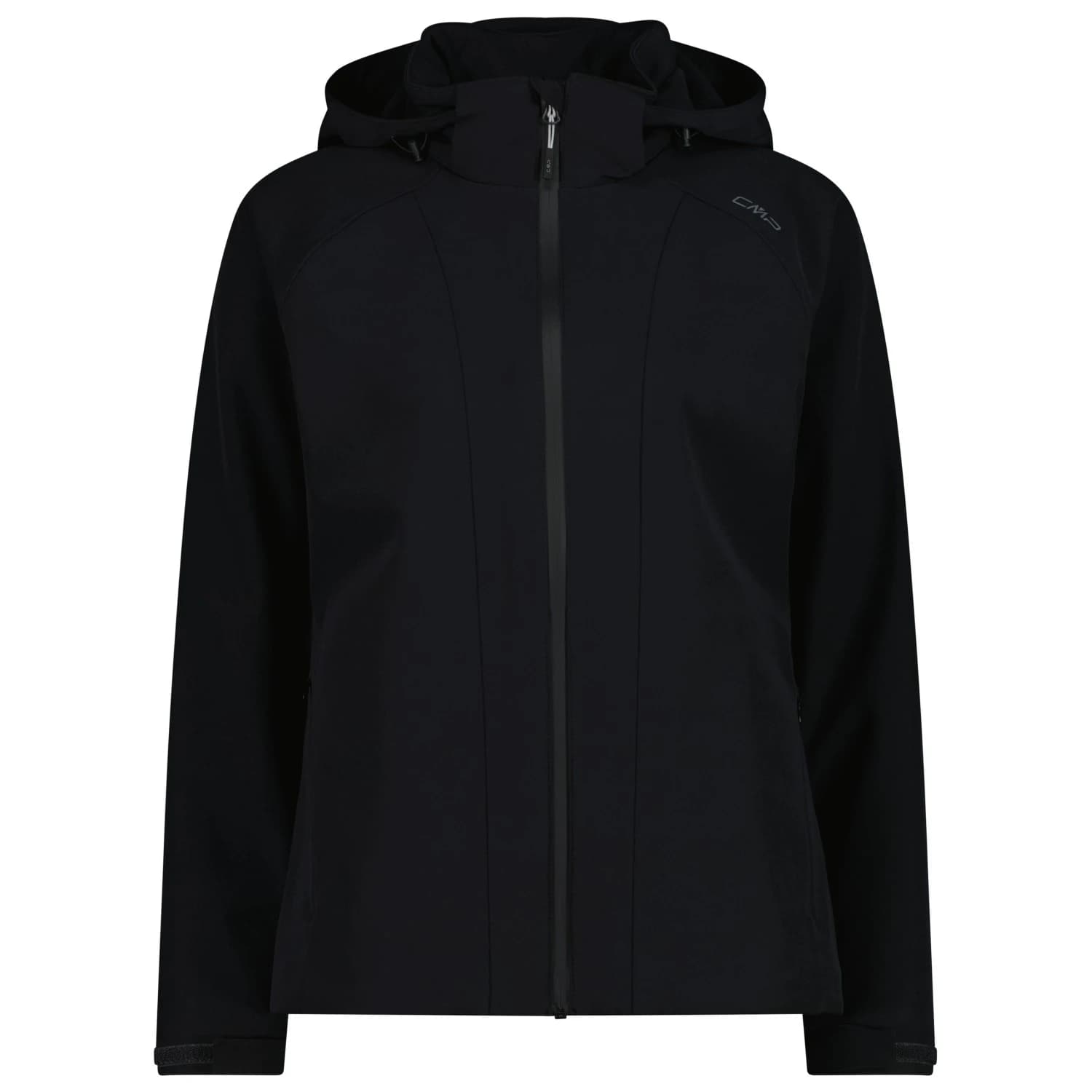 Дамско софтшел яке Cmp Women's Jacket Zip Hood Stretch Softshell Softshell jacket - Antracite