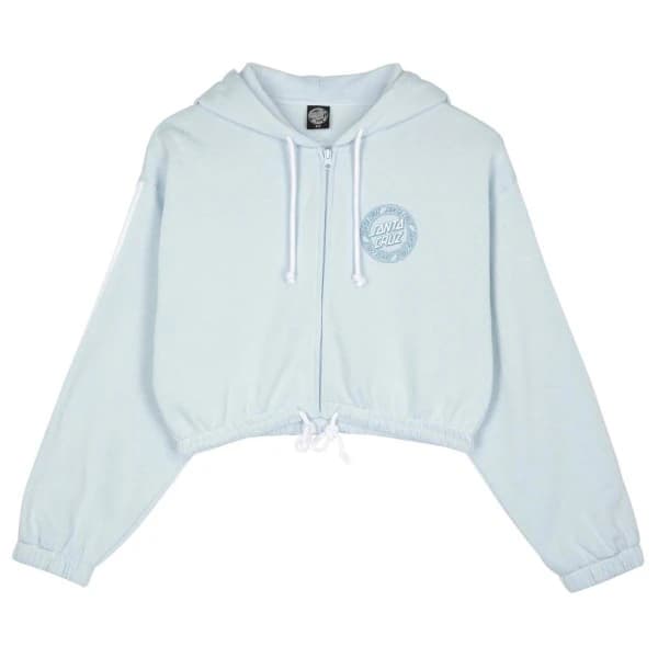 Дамско яке за тренировка Santa cruz Women's Check Outline Ringed Dot Zip Training jacket - Fresh Blue