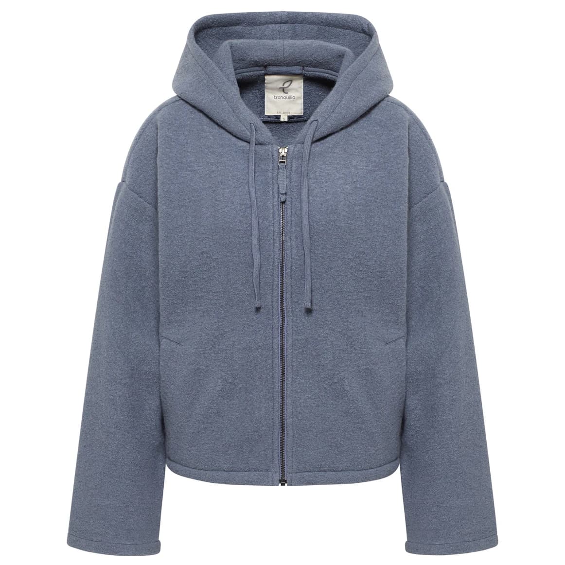Дамско ежедневно яке Tranquillo Women's Gemütliche Jacke aus Walkwolle Casual jacket - Smoke