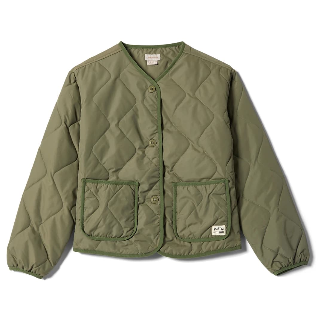 Дамско ежедневно яке Brixton Women's Delilah Quilted Jacket Casual jacket - Olive Surplus