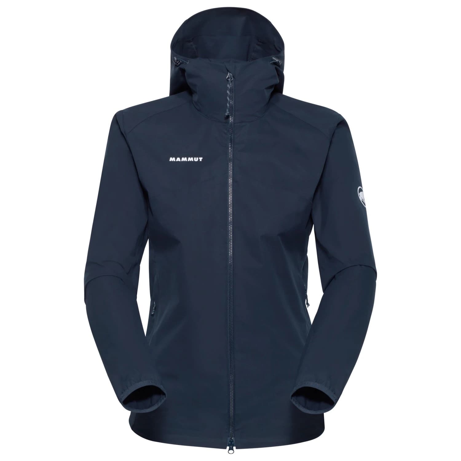 Дамско софтшел яке Mammut Women's Granite Softshell Hooded Jacket Softshell jacket - Marine
