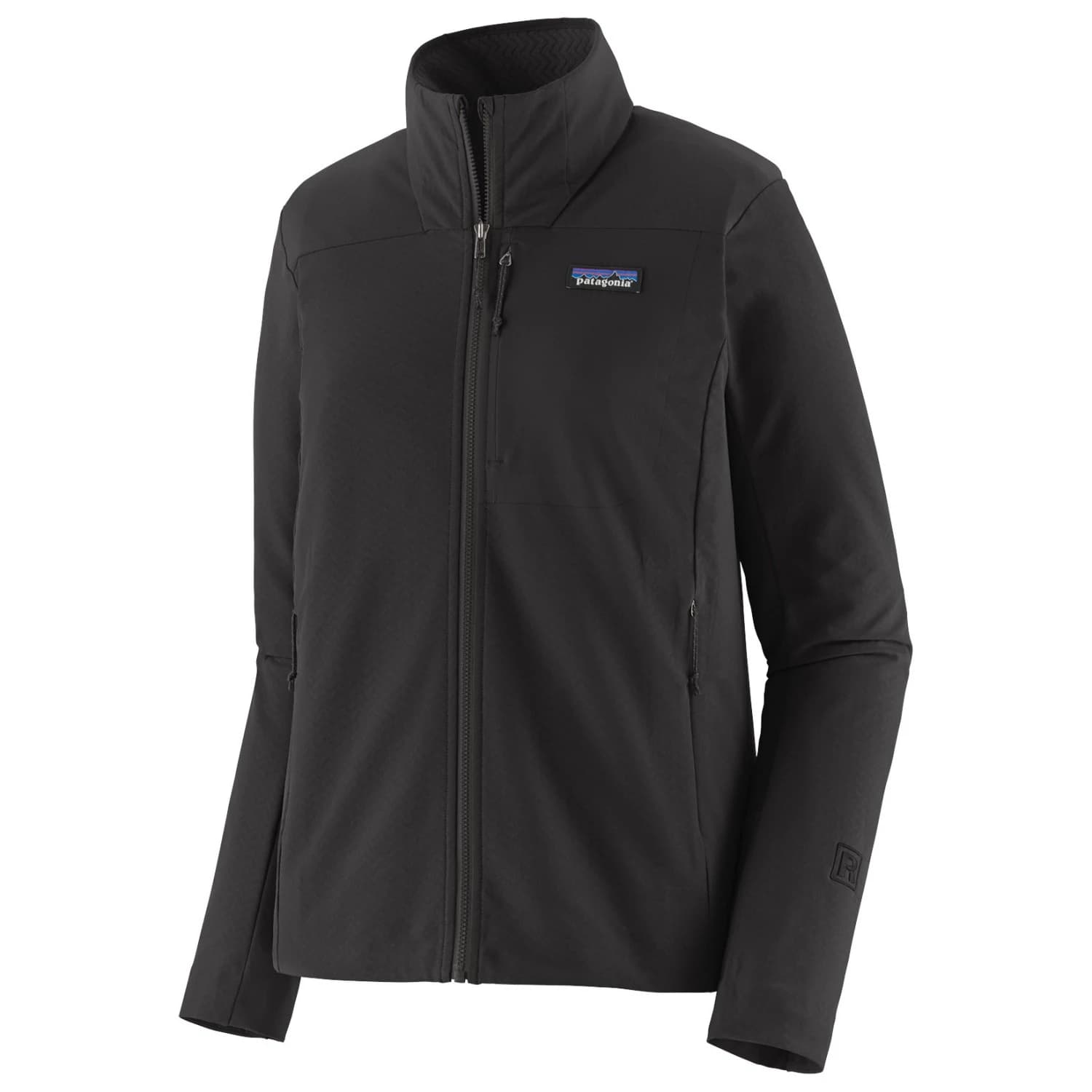 Дамско софтшел яке Patagonia Women's R1 Crossstrata Jacket Softshell jacket - Black
