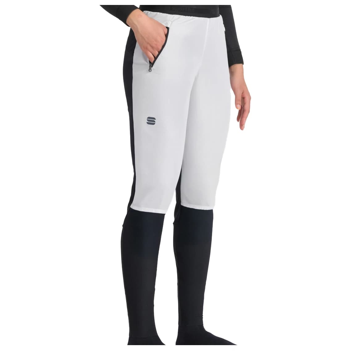 Панталон за ски бягане Sportful Women's Offset Pant Cross-country ski trousers - White / Black