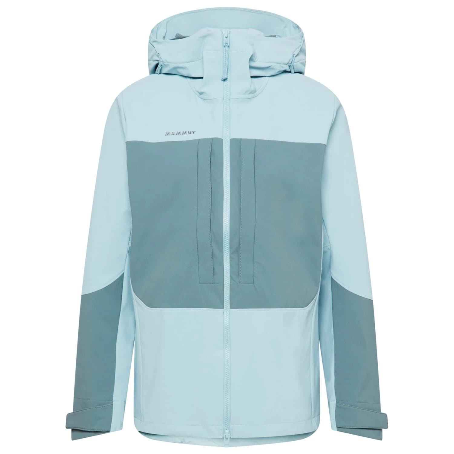 Дамско софтшел яке Mammut Women's Skintrack SO Hooded Jacket Softshell jacket - Nebla / Strata
