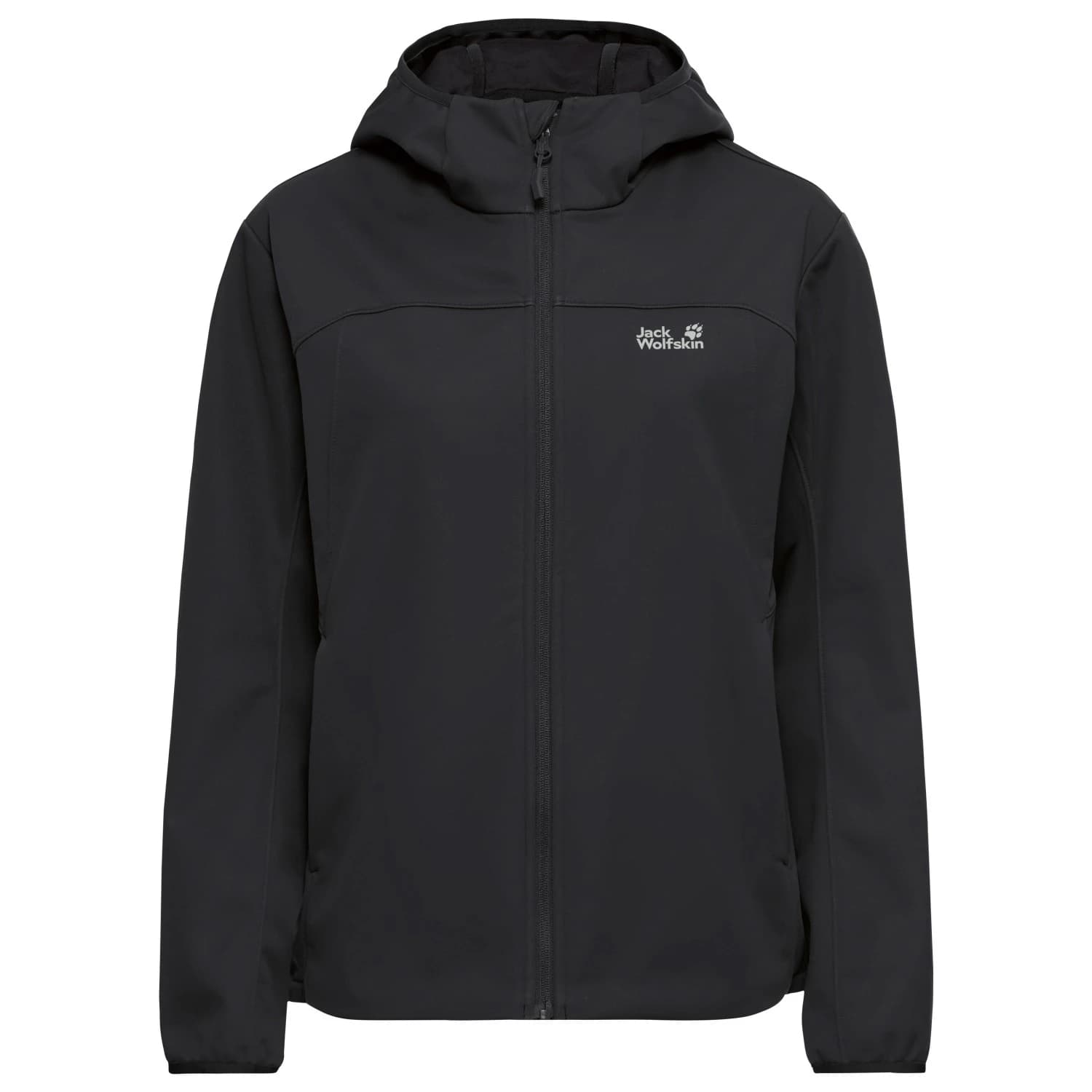 Дамско софтшел яке Jack Wolfskin Women's Windhain 2 Hoody Softshell jacket - Black