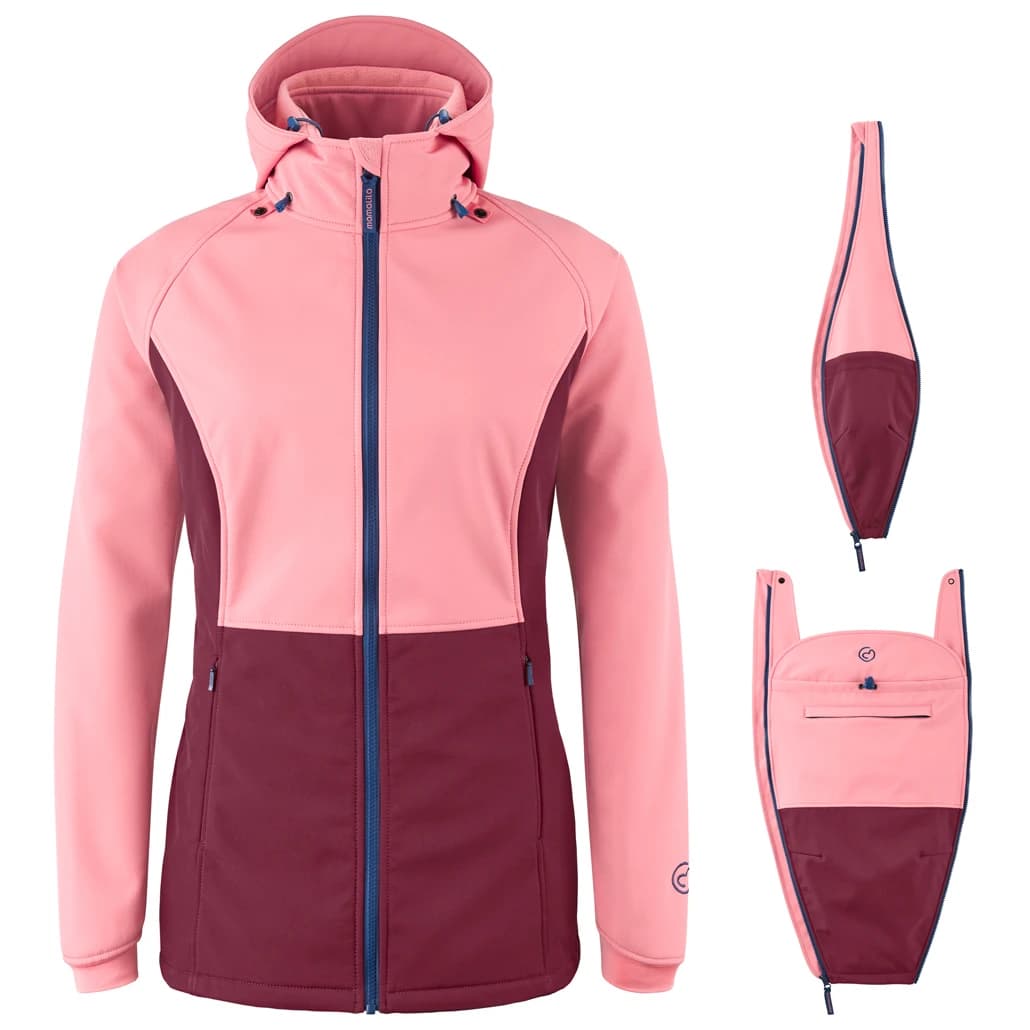Софтшел яке Mamalila Women's Softshell-Tragejacke Allrounder Pro Softshell jacket - Party Purple