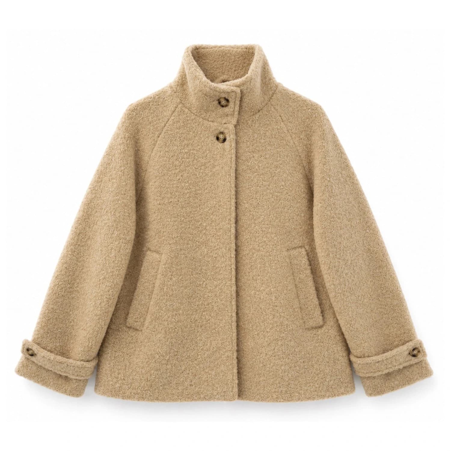 Дамско ежедневно яке Mazine Women's Vegan Wool Jacket Casual jacket - Safari
