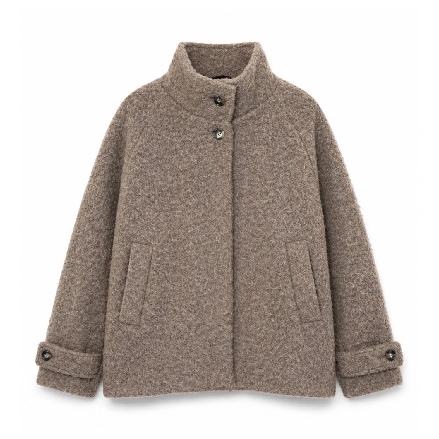 Дамско ежедневно яке Mazine Women's Vegan Wool Jacket Casual jacket - Walnut