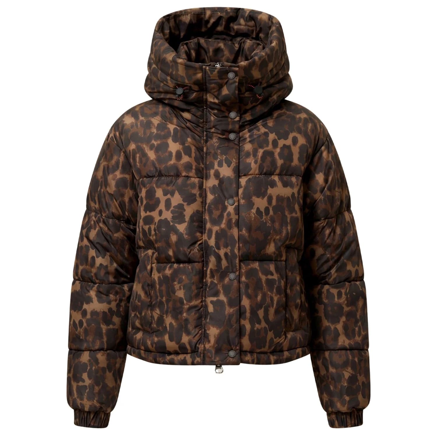 Ежедневно яке Save the Duck Women's Rhiannon Casual jacket - Dark Brown Leopard