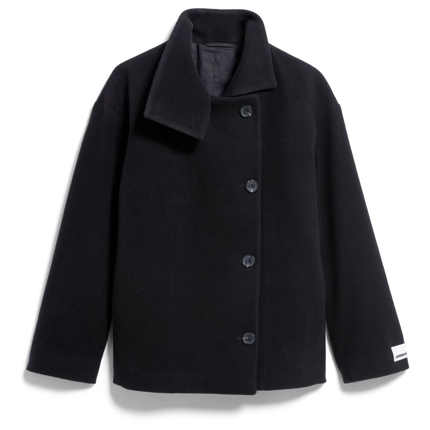 Ежедневно яке ARMEDANGELS Women's Majelaa Wool Jacket Casual jacket - Black