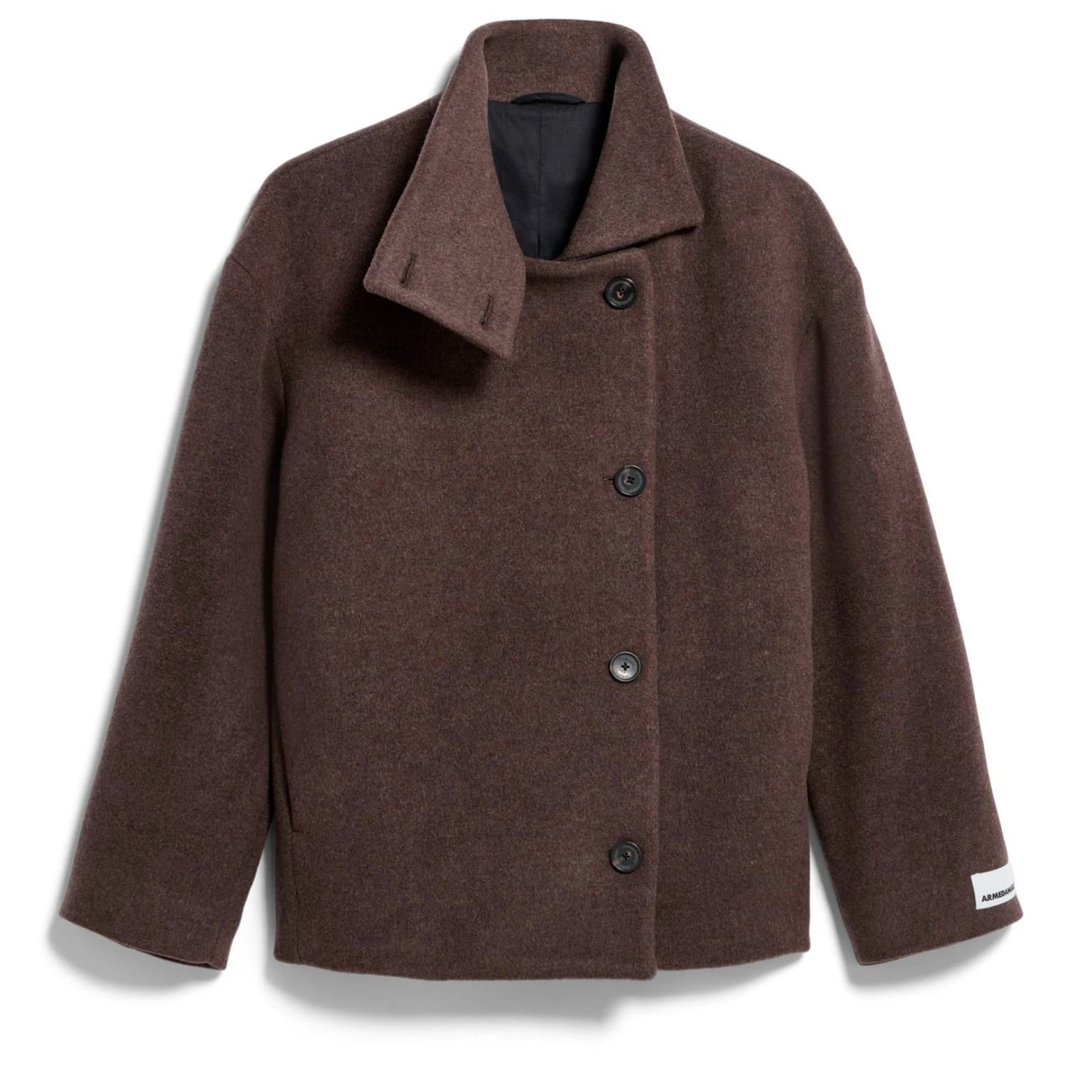 Ежедневно яке ARMEDANGELS Women's Majelaa Wool Jacket Casual jacket - Claystone Melange