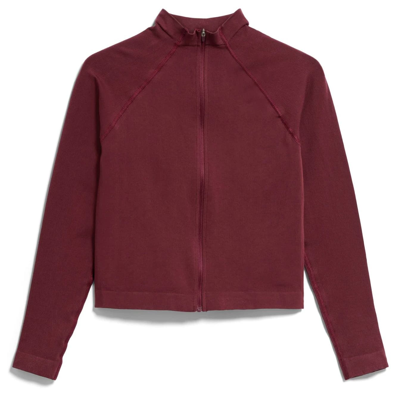 Дамско яке за тренировка ARMEDANGELS Women's Seamless Jacket Training jacket - Dark Burgundy