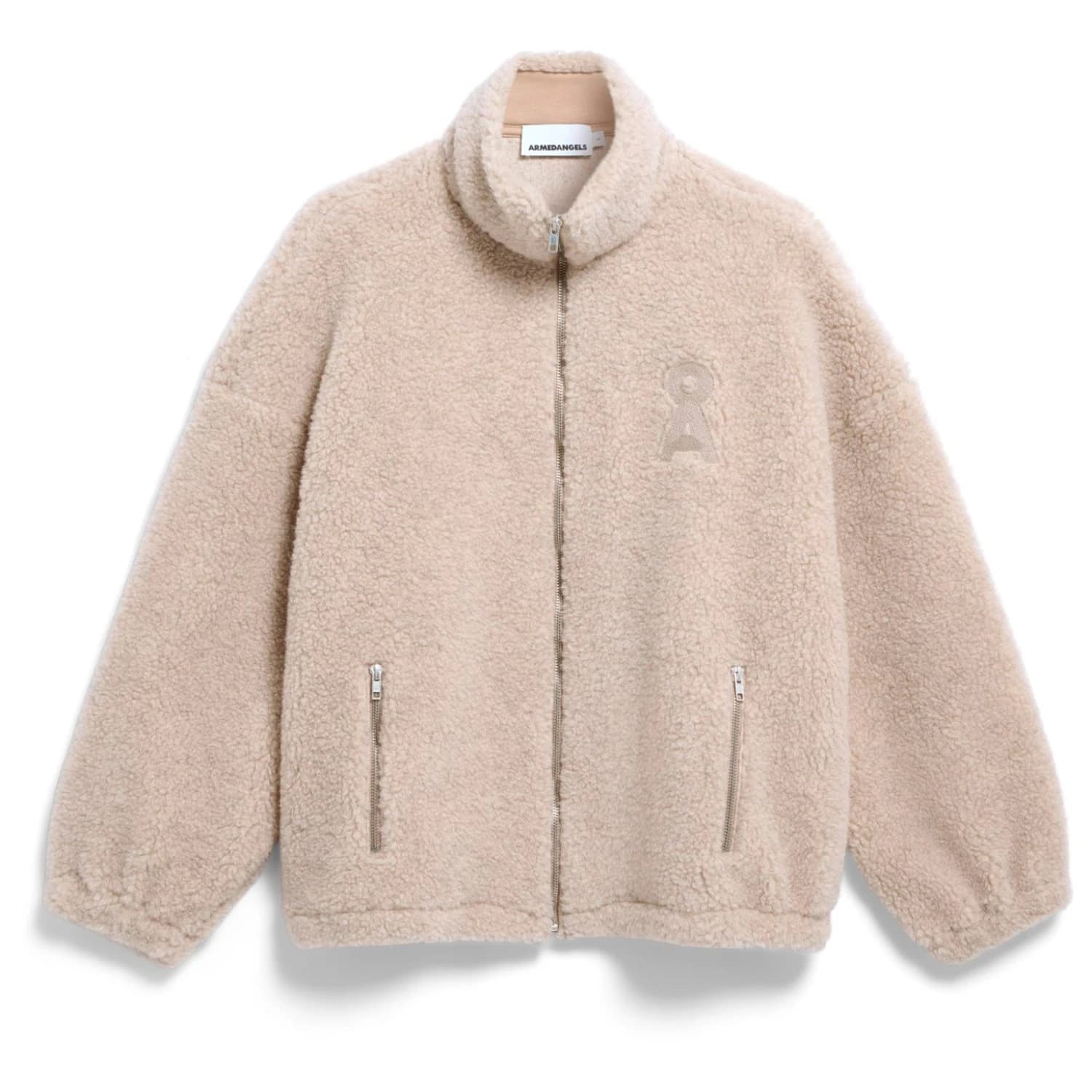 Ежедневно яке ARMEDANGELS Women's Wool Blend Fleece Jacket Casual jacket - Honey Melange