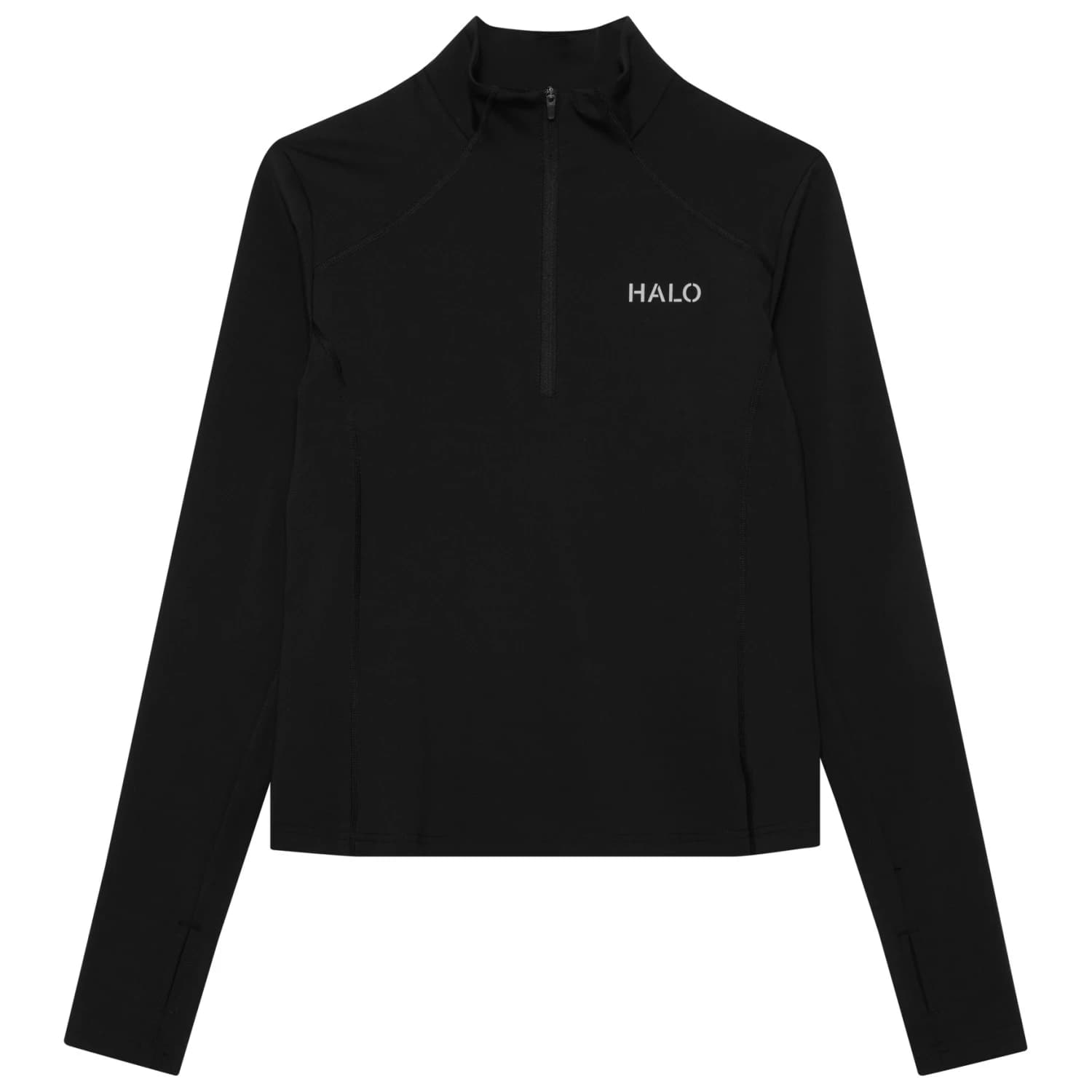 Дамско яке за тренировка Halo Women's Training Half Zip Sport shirt - Black