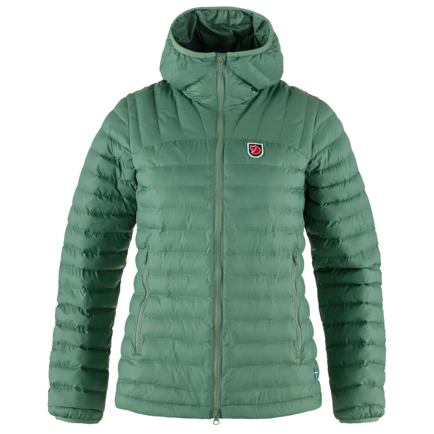 Дамско синтетично яке Fjällräven Women's Expedition Lätt Hoodie Synthetic jacket - Patina Green