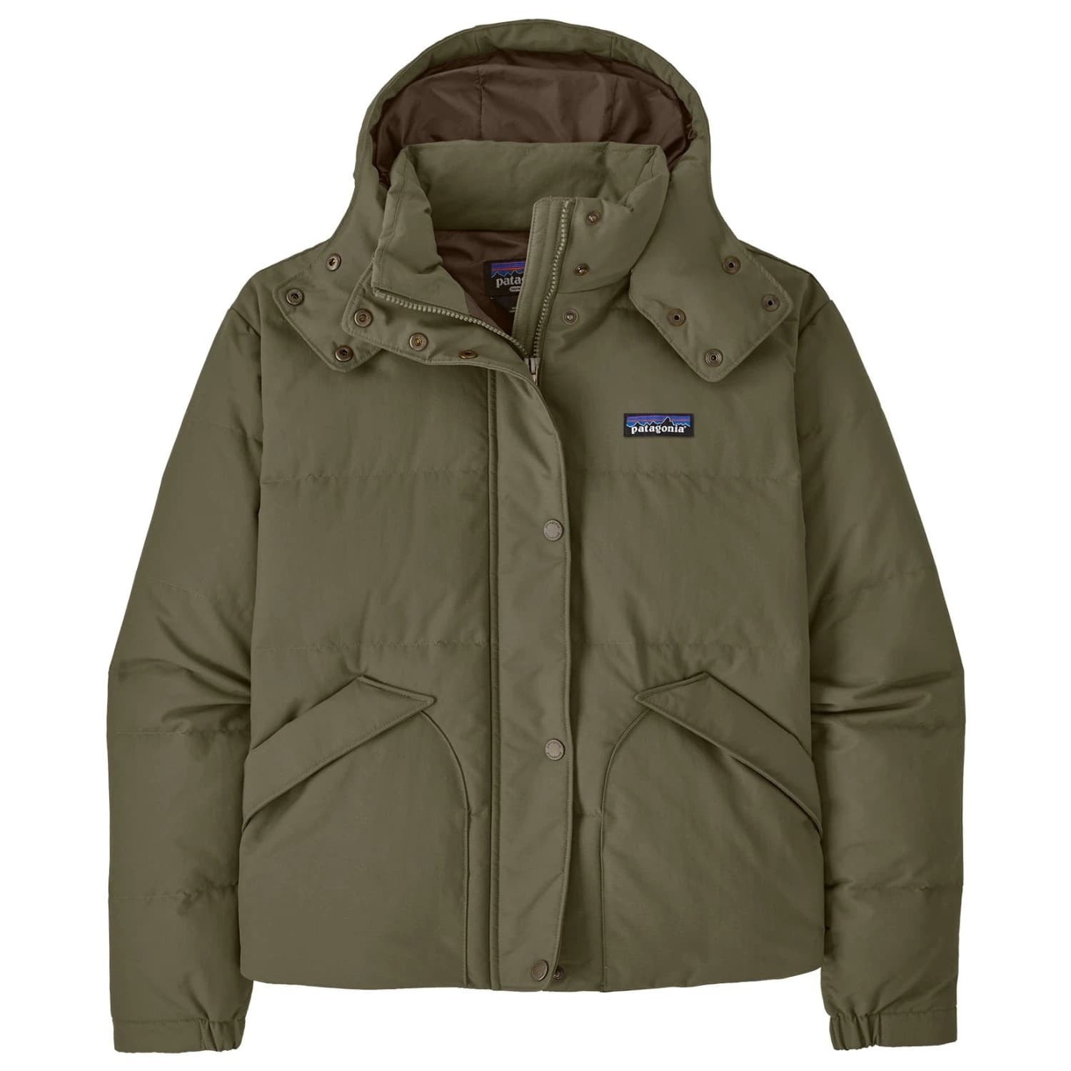 Дамско пухено яке Patagonia Women's Downdrift Jacket Down jacket - Basin Green