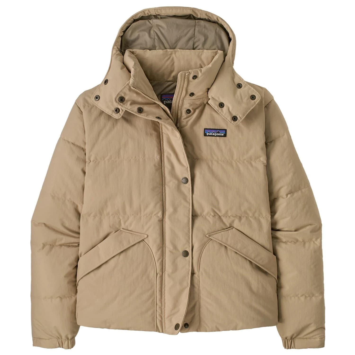 Дамско пухено яке Patagonia Women's Downdrift Jacket Down jacket - Oar Tan / Seabird Grey