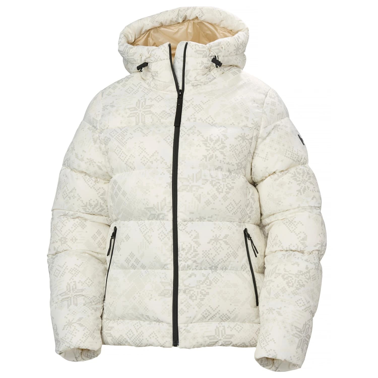 Дамско зимно яке Helly Hansen Women's Active Puffy Jacket Synthetic jacket - Cream New Nordic Aop