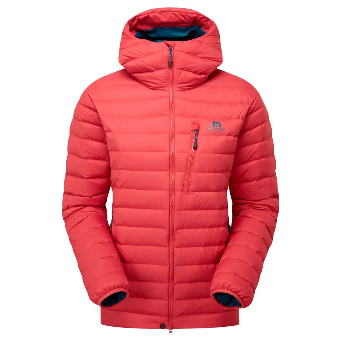 Дамско пухено яке Mountain equipment Women's Earthrise Hooded Jacket Down jacket - Rosewood