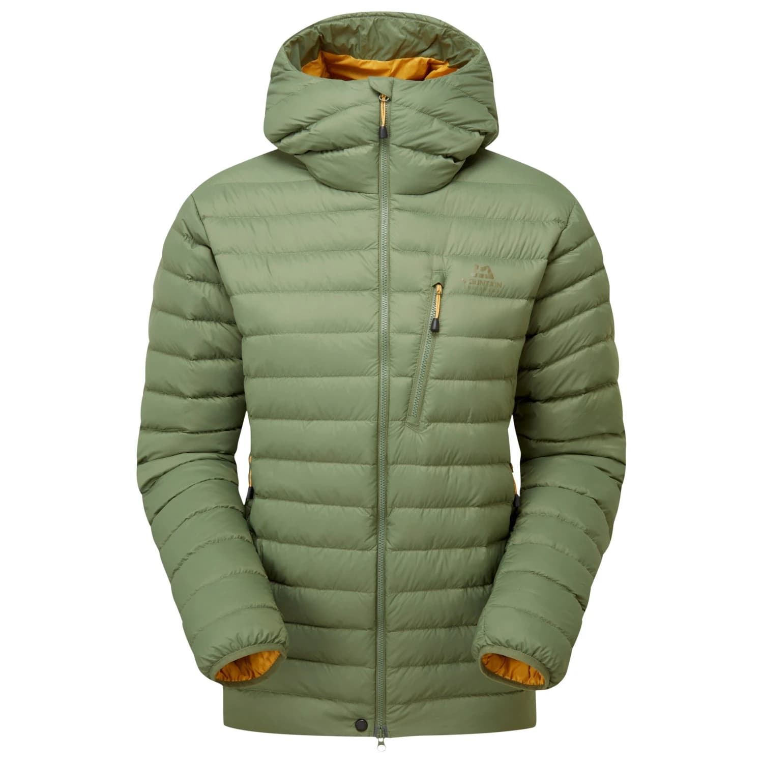 Пухено яке Mountain Equipment Women's Earthrise Hooded Jacket Down jacket - Four Leaf Clover II