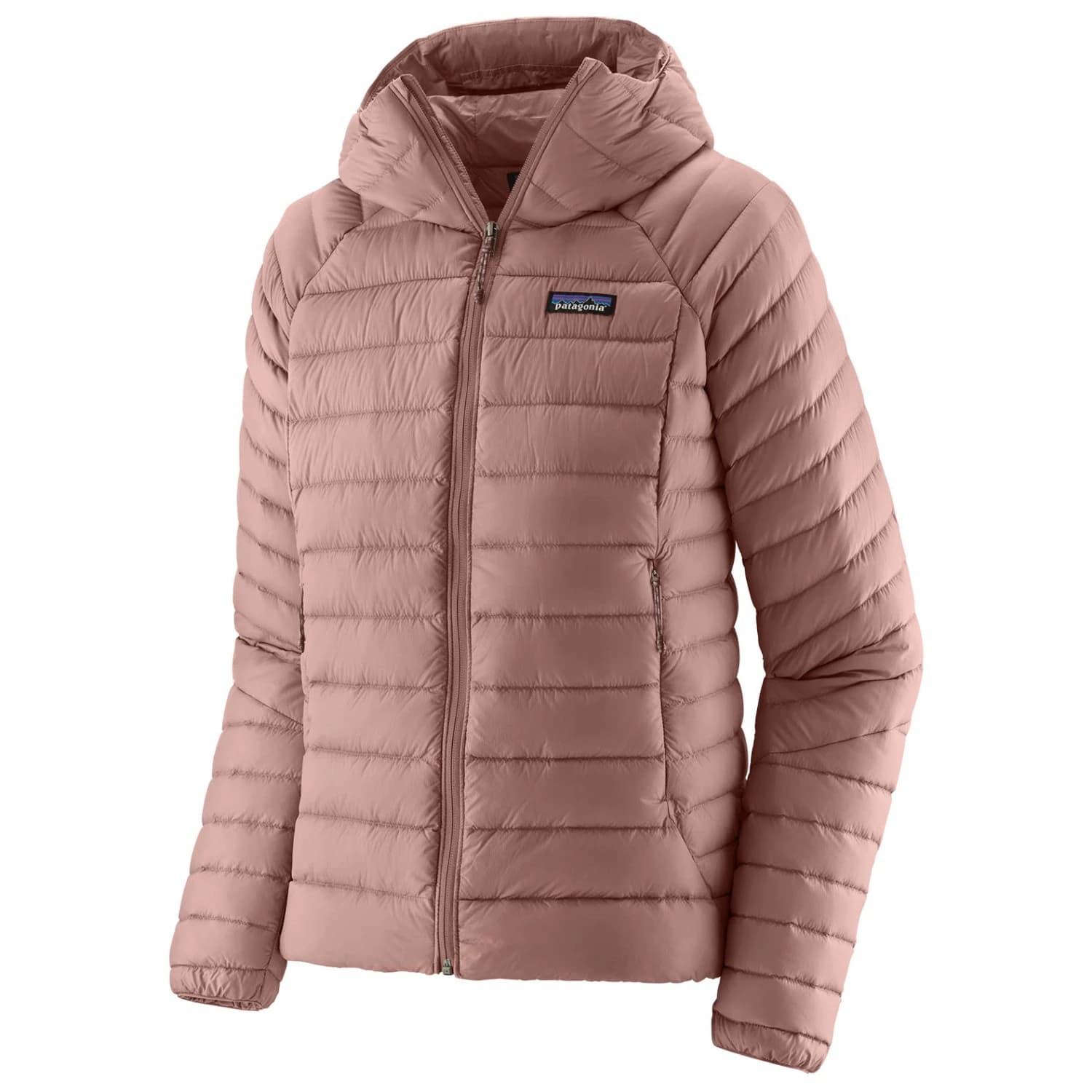 Дамско пухено яке Patagonia Women's Down Sweater Hoody Down jacket - Moonrise Taupe
