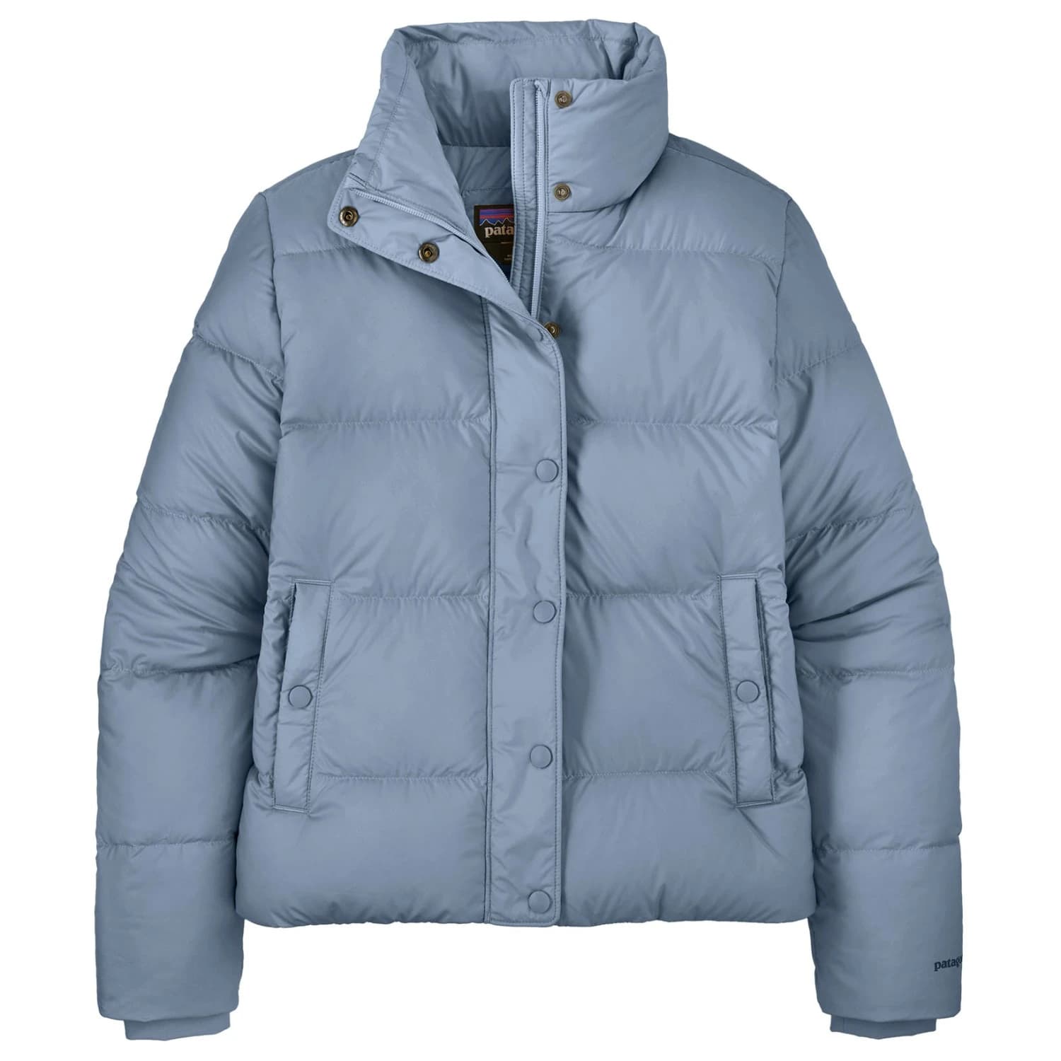 Дамско пухено яке Patagonia Women's Silent Down Jacket - Barnacle Blue