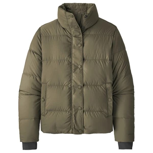 Дамско пухено яке Patagonia Women's Silent Down Jacket - Basin Green