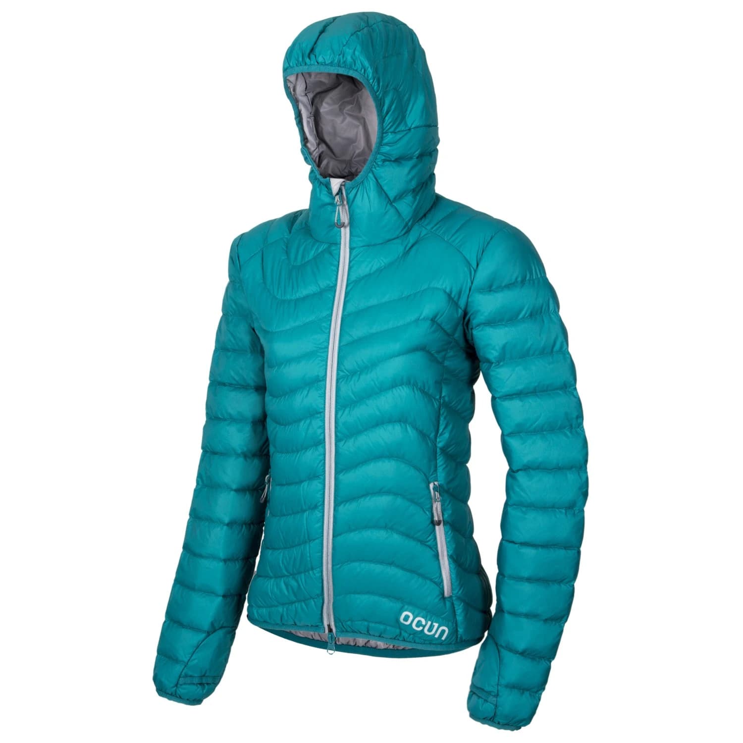 Пухено яке Ocun Women's Tsunami Eco Down jacket - Green Fanfare / Silver Sconce