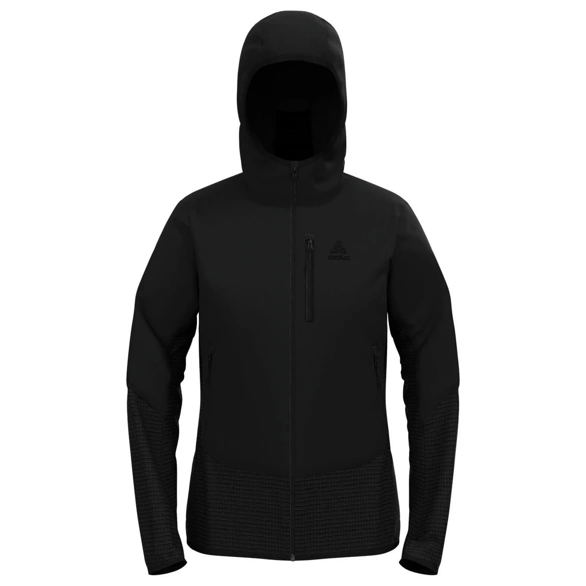 Дамско синтетично яке Odlo Women's Ascent Hybrid Jacket Insulated Synthetic jacket - Black