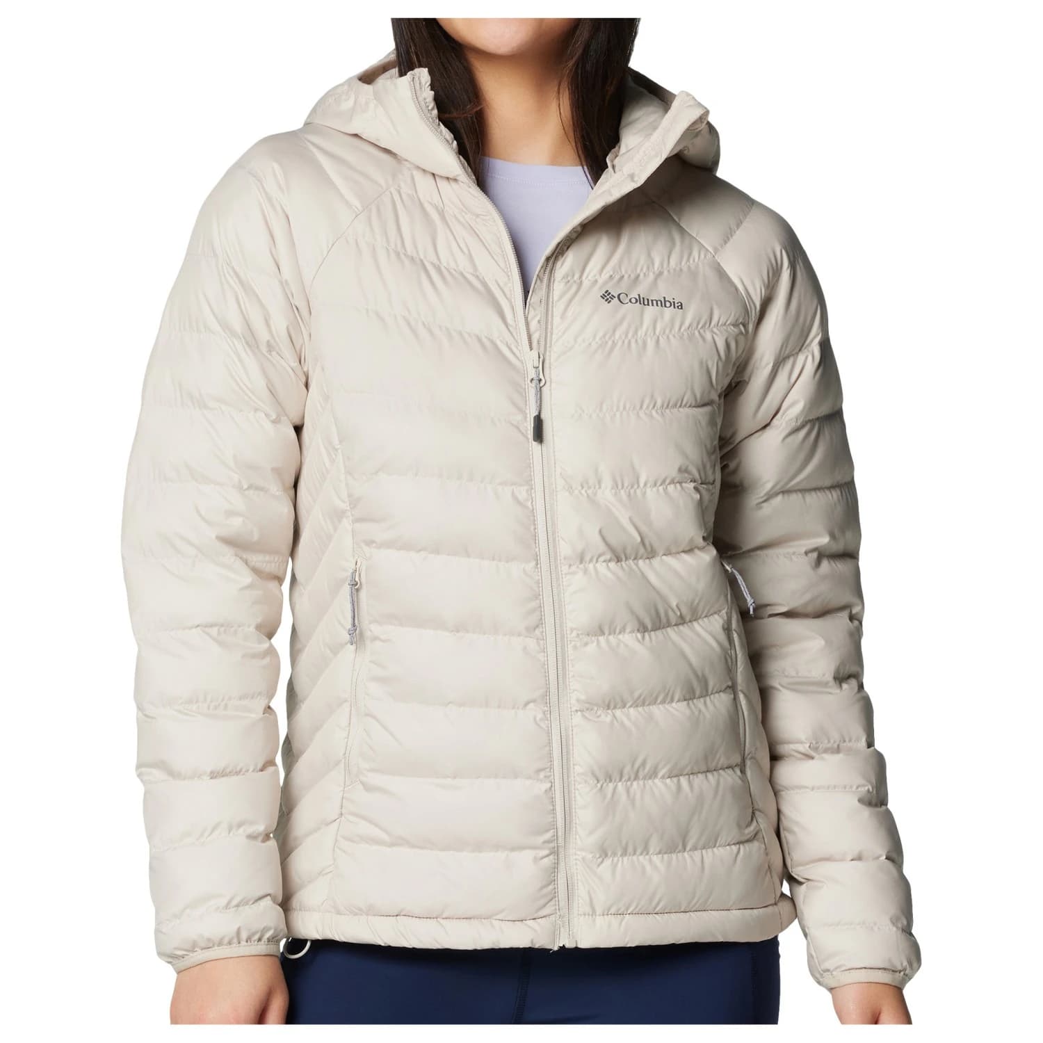 Синтетично яке Columbia Women's Powder Lite II Hooded Jacket Synthetic jacket - Dark Stone