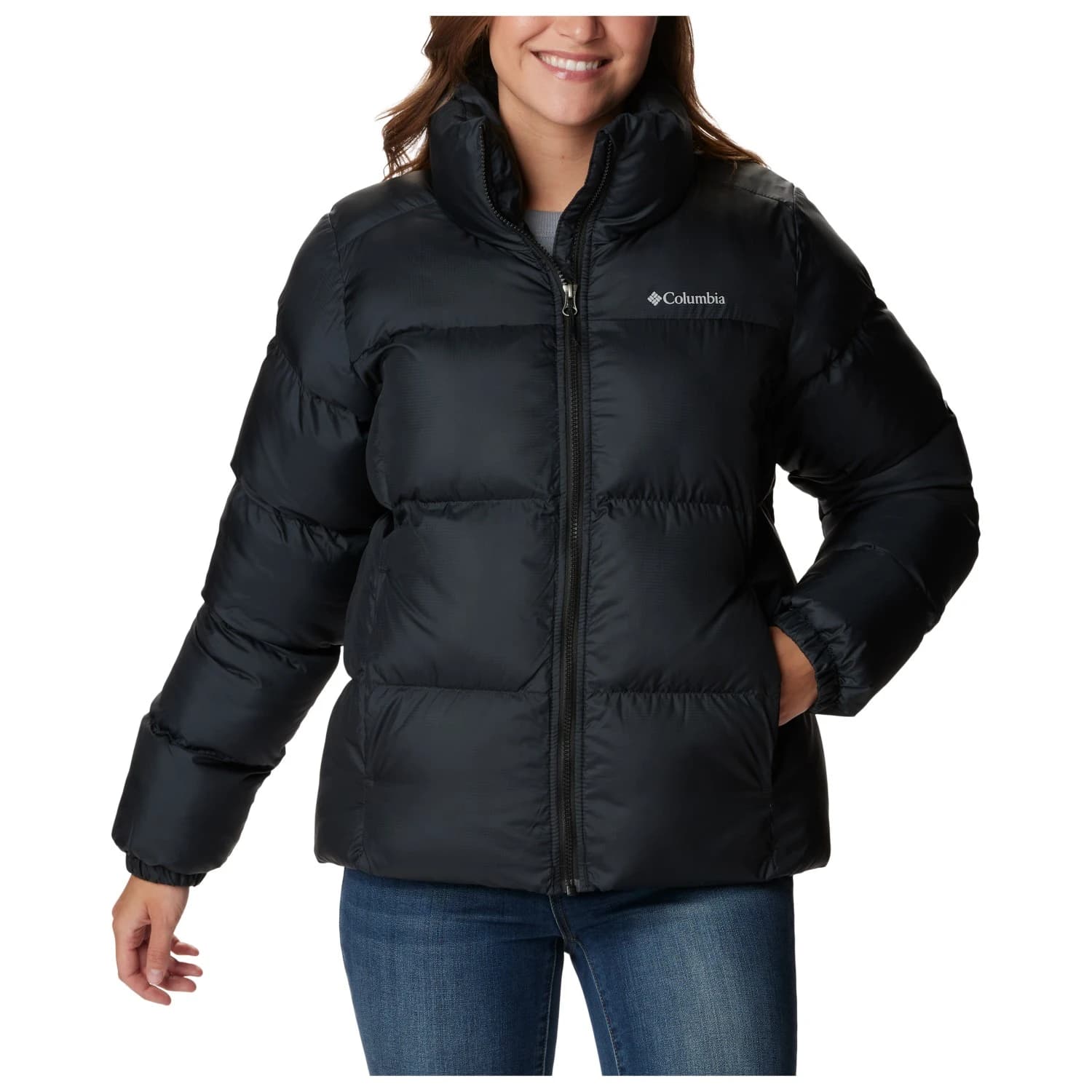 Дамско синтетично яке Columbia Women's Puffect II Full Zip Jacket Synthetic jacket - Black